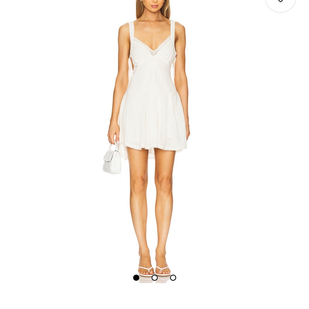 Free People Vivi Mini Dress in Ivory